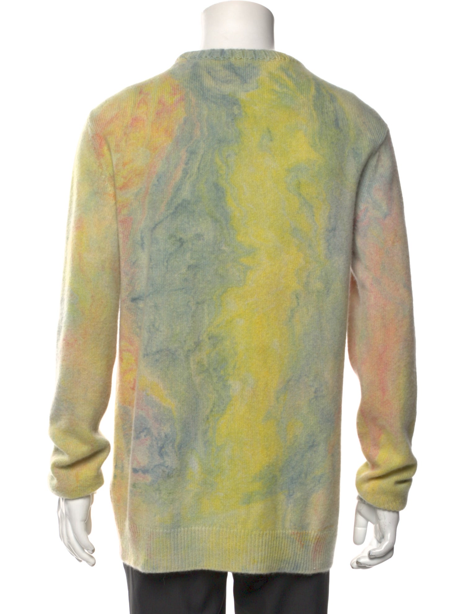 Harden Cashmere Tie-Dye Print Pullover